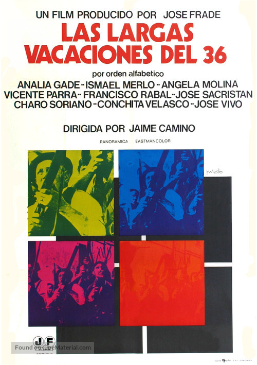 Las largas vacaciones del 36 - Spanish Movie Poster