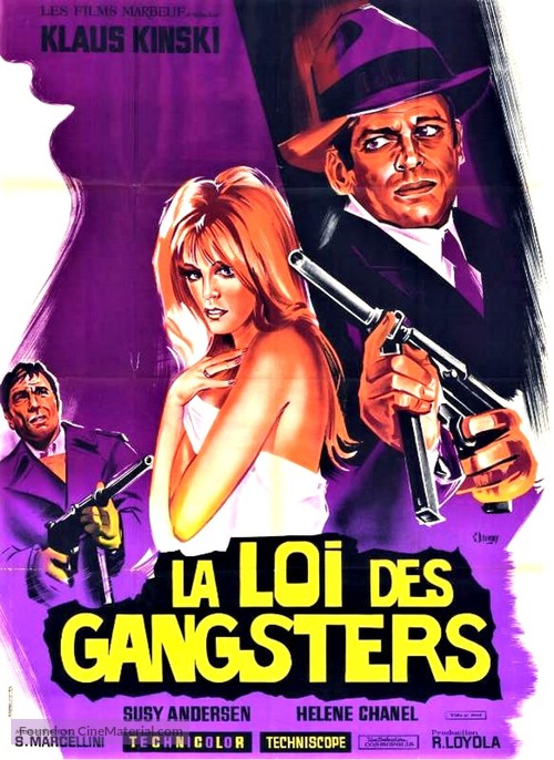 La legge dei gangsters - French Movie Poster