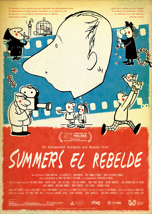 Summers, el rebelde - Spanish Movie Poster