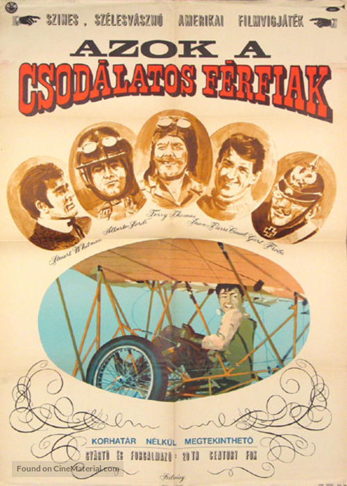 Those Magnificent Men In Their Flying Machines - Hungarian Movie Poster