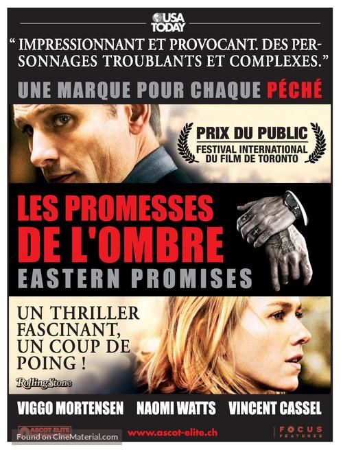 Eastern Promises - Swiss Movie Poster