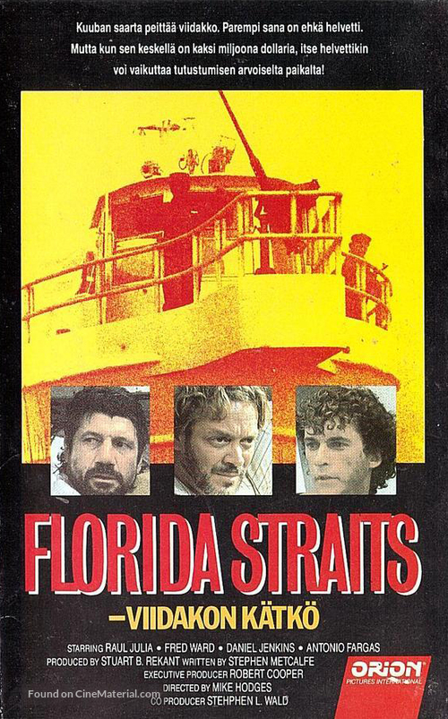 Florida Straits - Finnish VHS movie cover