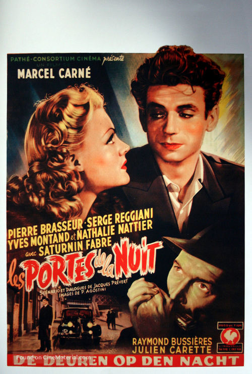 Portes de la nuit, Les - Belgian Movie Poster