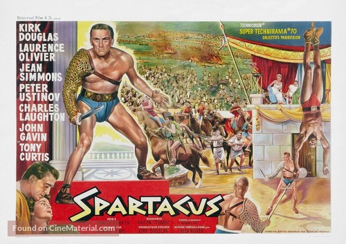 Spartacus - Belgian Movie Poster