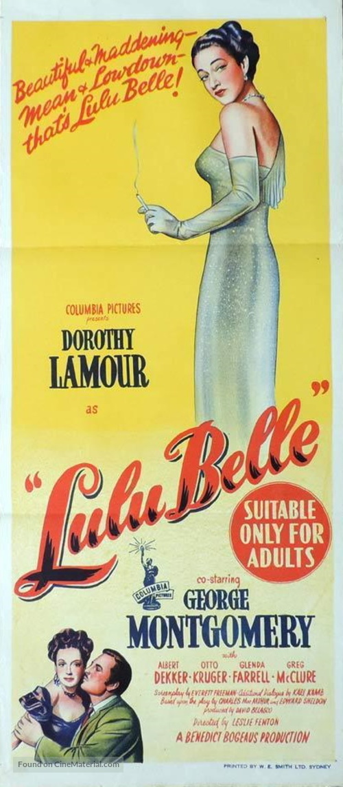 Lulu Belle - Australian Movie Poster