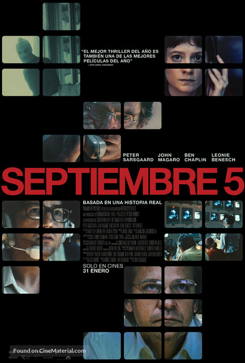 September 5 - Spanish Movie Poster