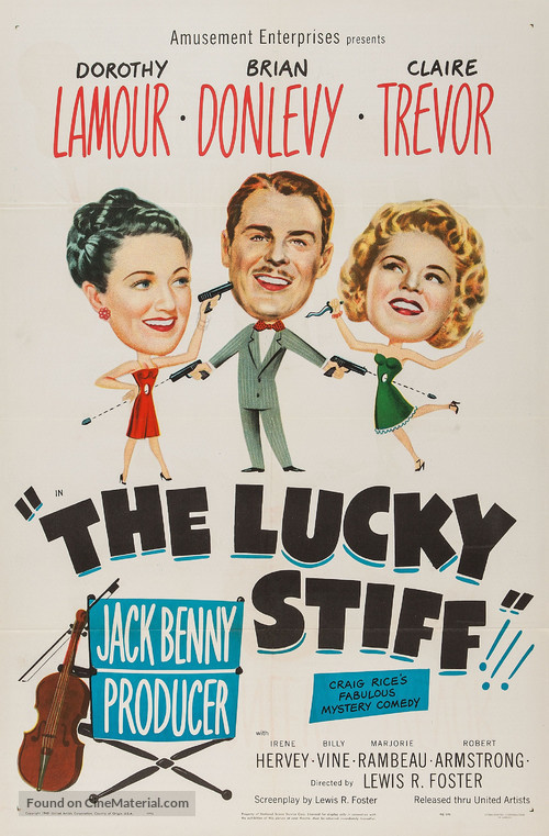 The Lucky Stiff - Movie Poster