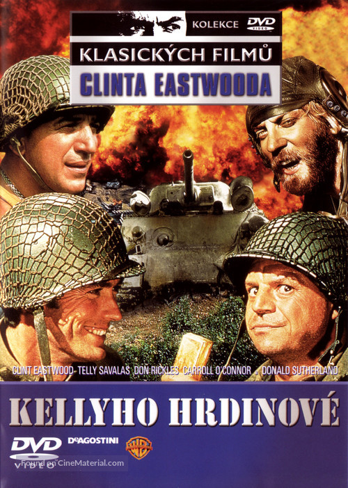 Kelly&#039;s Heroes - Czech DVD movie cover