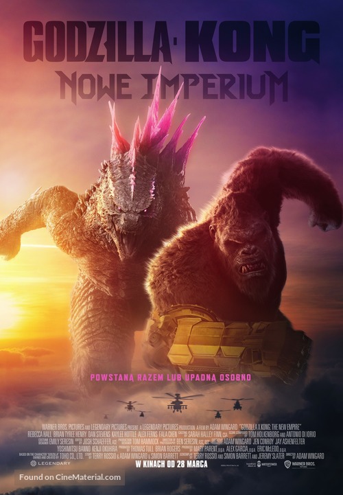 Godzilla x Kong: The New Empire - Polish Movie Poster