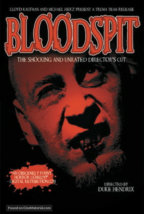 Bloodspit - VHS movie cover