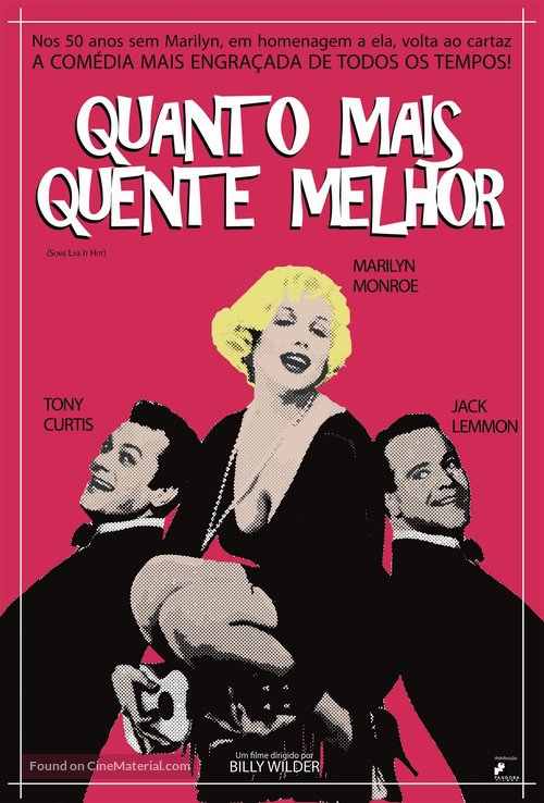Some Like It Hot - Brazilian Re-release movie poster