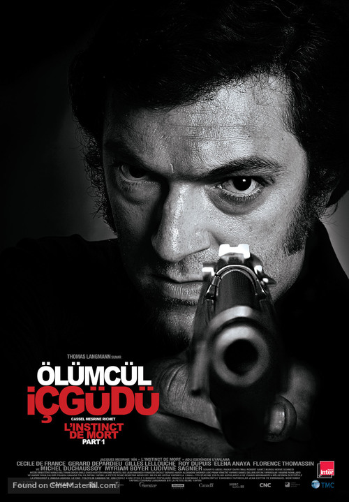 L&#039;instinct de mort - Turkish Movie Poster