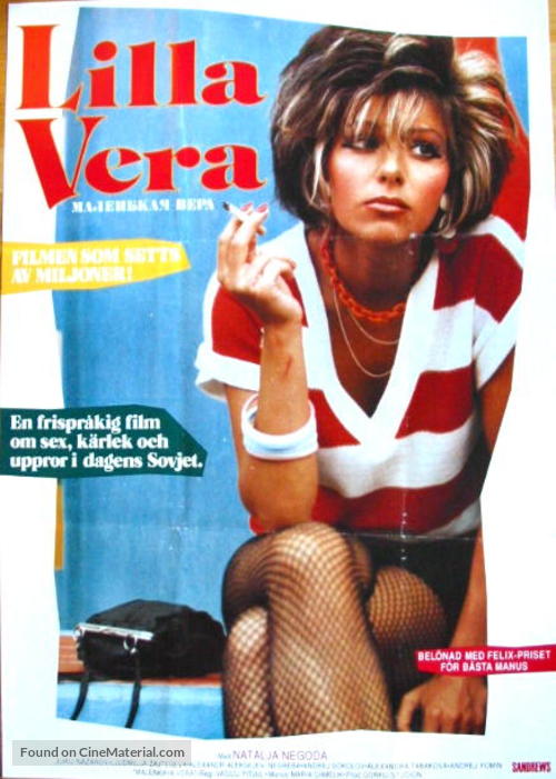 Malenkaya Vera - Swedish Movie Poster