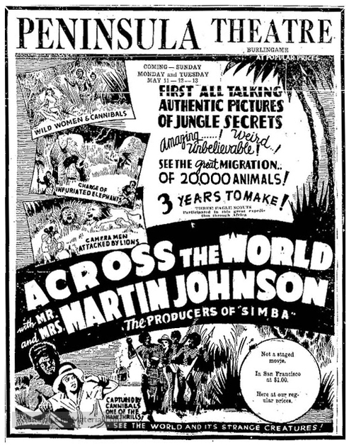 Across the World with Mr. And Mrs. Martin Johnson - Movie Poster