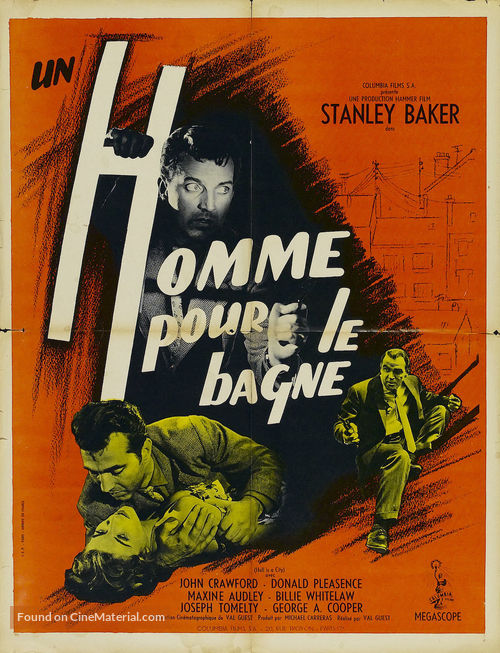 Hell Is a City - French Movie Poster