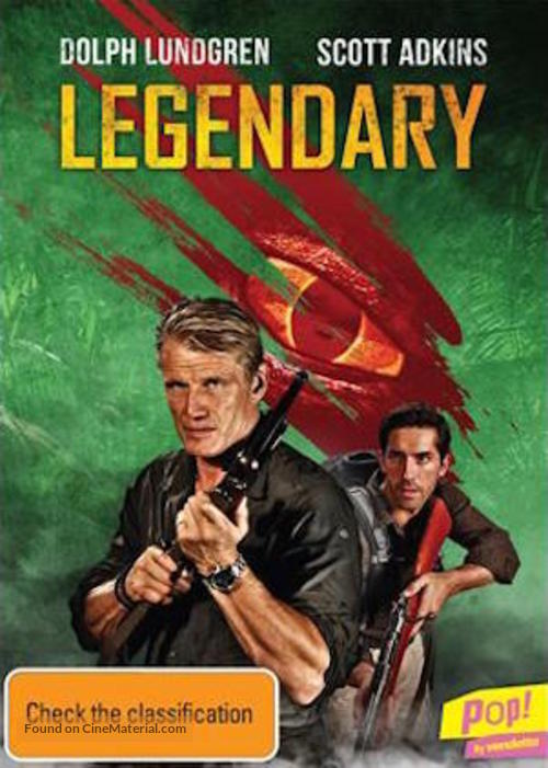 Legendary: Tomb of the Dragon - Australian DVD movie cover