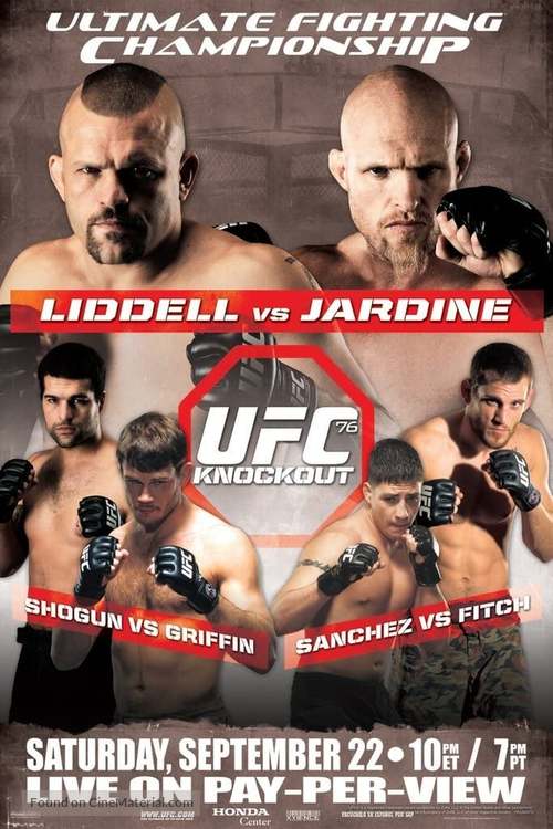 UFC 76: Knockout - Movie Poster