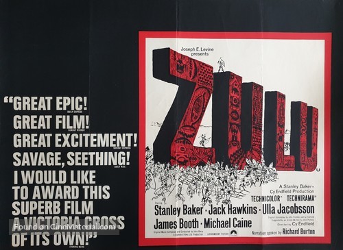 Zulu - British Movie Poster