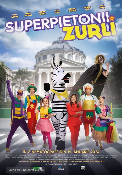 Superpietonii Zurli - Romanian Movie Poster