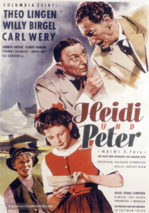 Heidi und Peter - German Movie Poster