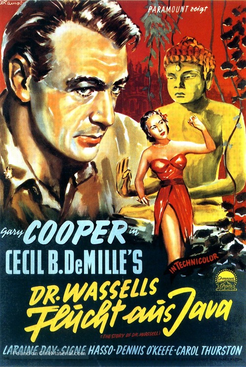 The Story of Dr. Wassell - German Movie Poster