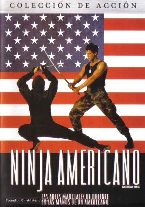 American Ninja - Mexican DVD movie cover