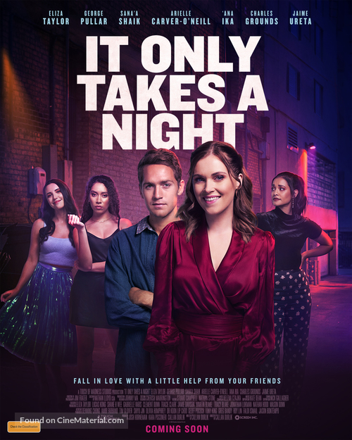 It Only Takes a Night - Australian Movie Poster