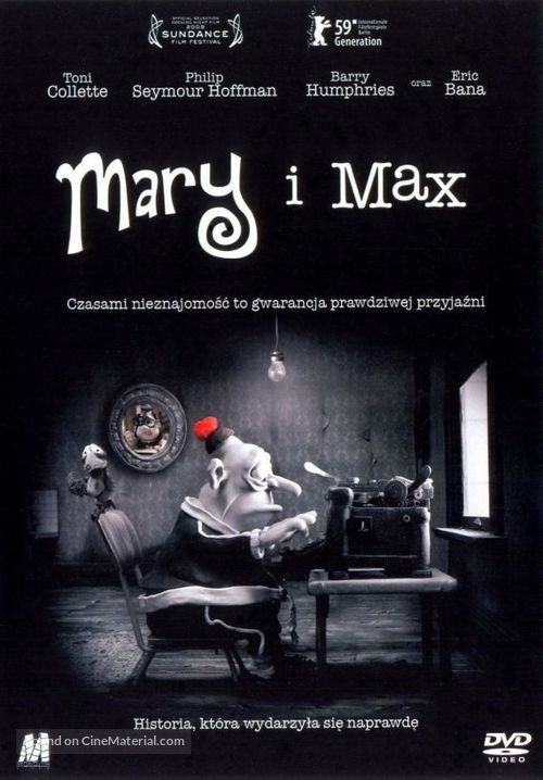 Mary and Max - Polish DVD movie cover