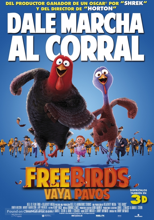 Free Birds - Spanish Movie Poster