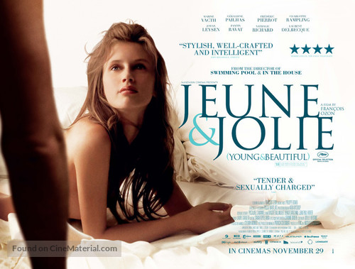 Jeune &amp; jolie - British Movie Poster