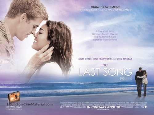 The Last Song - British Movie Poster
