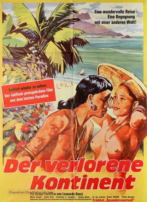 Continente perduto - German Movie Poster