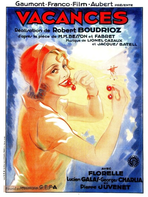 Vacances - French Movie Poster