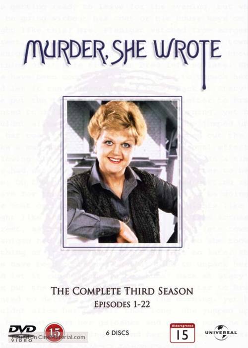 &quot;Murder, She Wrote&quot; - Danish DVD movie cover