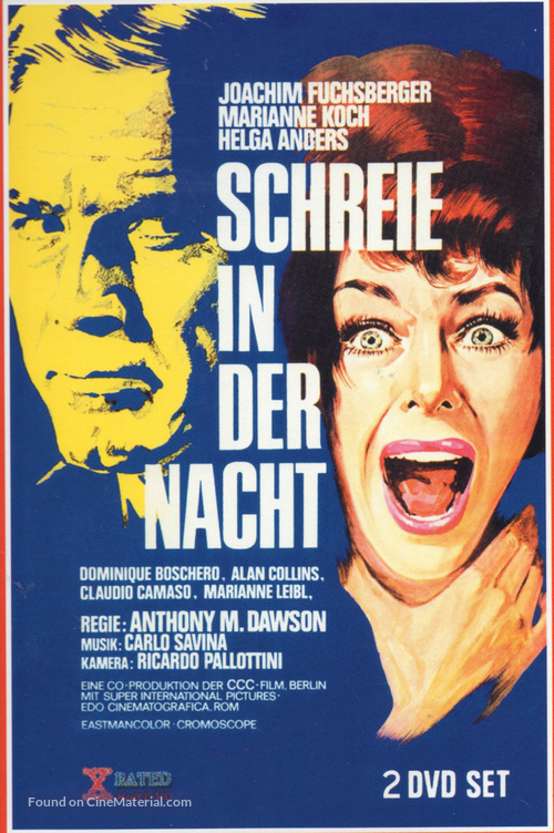 Schreie in der Nacht - German DVD movie cover