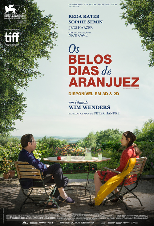 Les beaux jours d&#039;Aranjuez - Brazilian Movie Poster