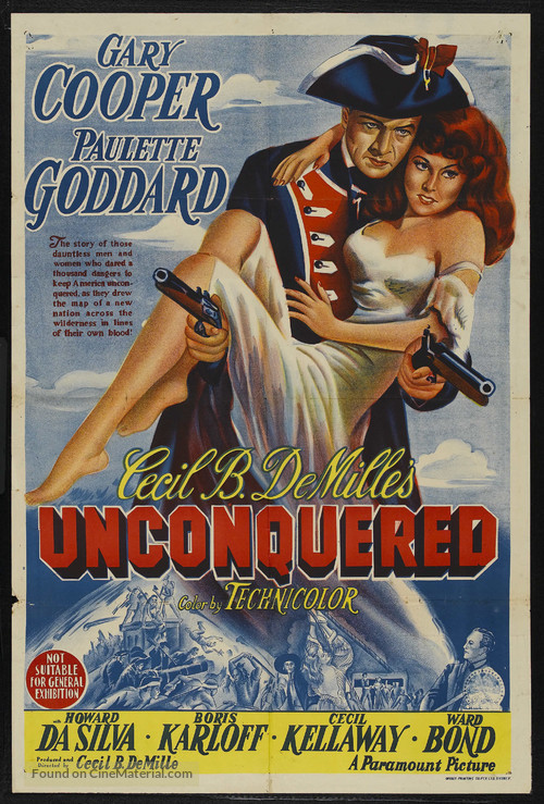 Unconquered - Australian Movie Poster