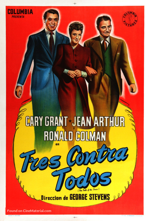The Talk of the Town - Argentinian Movie Poster