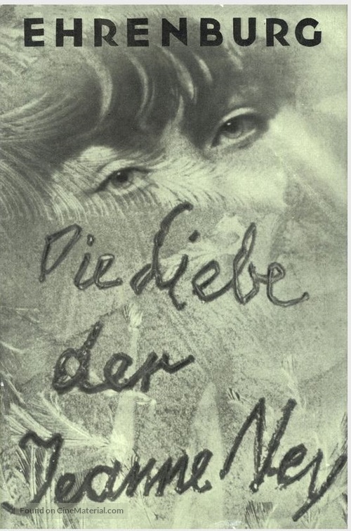 Die Liebe der Jeanne Ney - German poster