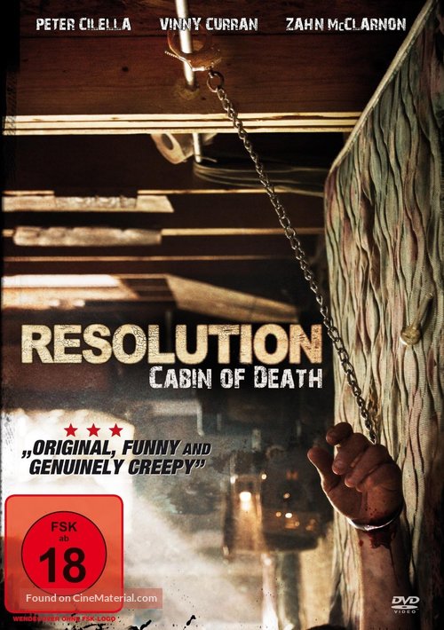 Resolution - German DVD movie cover