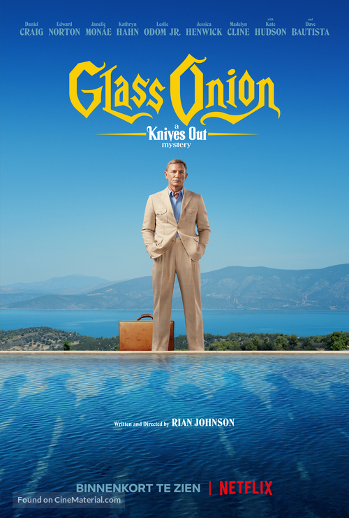 Glass Onion: A Knives Out Mystery - Dutch Movie Poster
