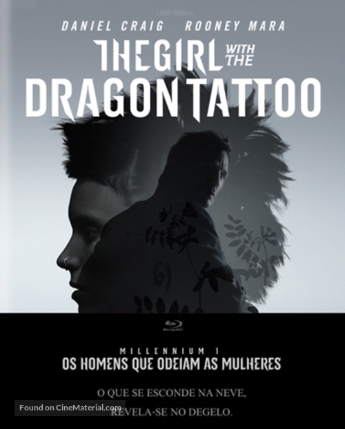 The Girl with the Dragon Tattoo - Portuguese Blu-Ray movie cover