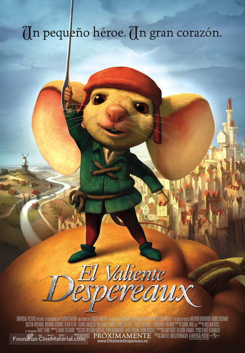 The Tale of Despereaux - Spanish Movie Poster
