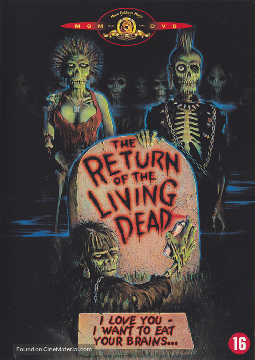 The Return of the Living Dead - Belgian DVD movie cover