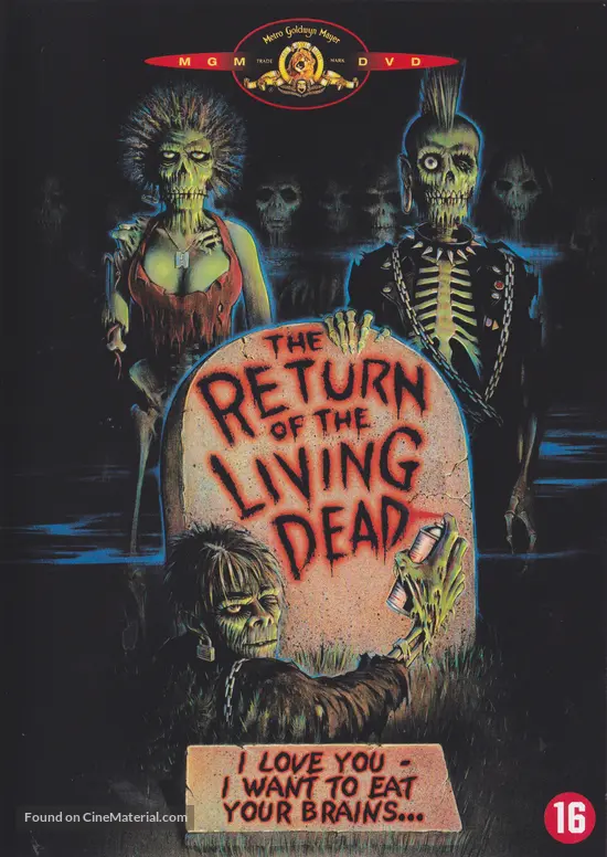 The Return of the Living Dead - Belgian DVD movie cover