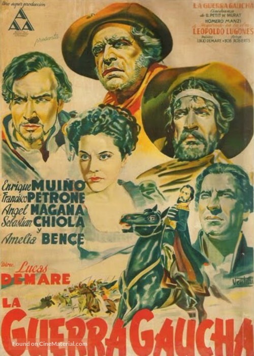La guerra gaucha - Argentinian Movie Poster