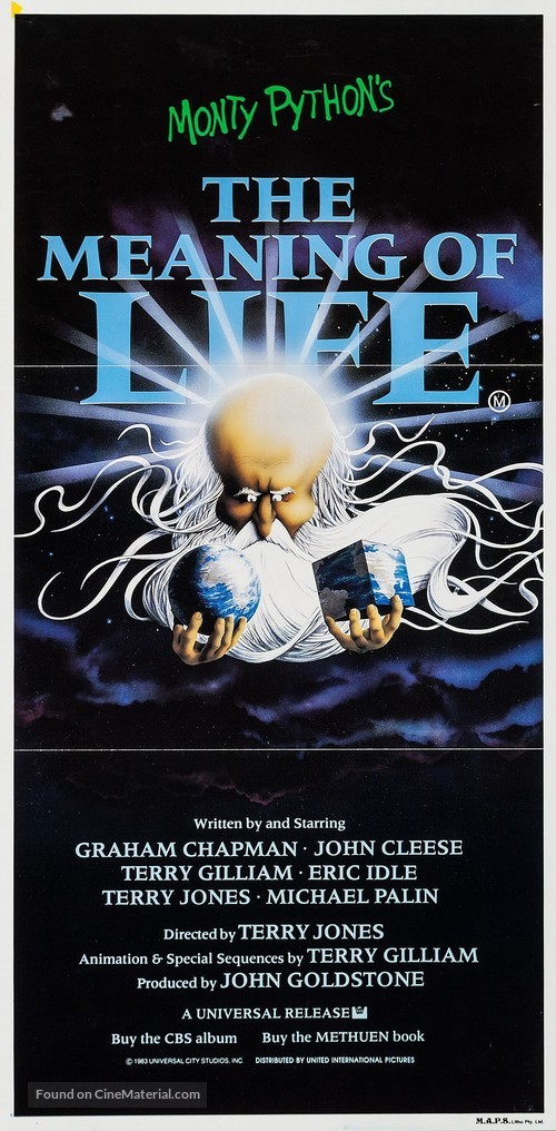 The Meaning Of Life - Australian Movie Poster