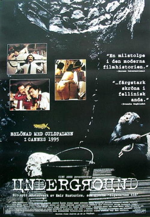 Underground - Swedish Movie Poster
