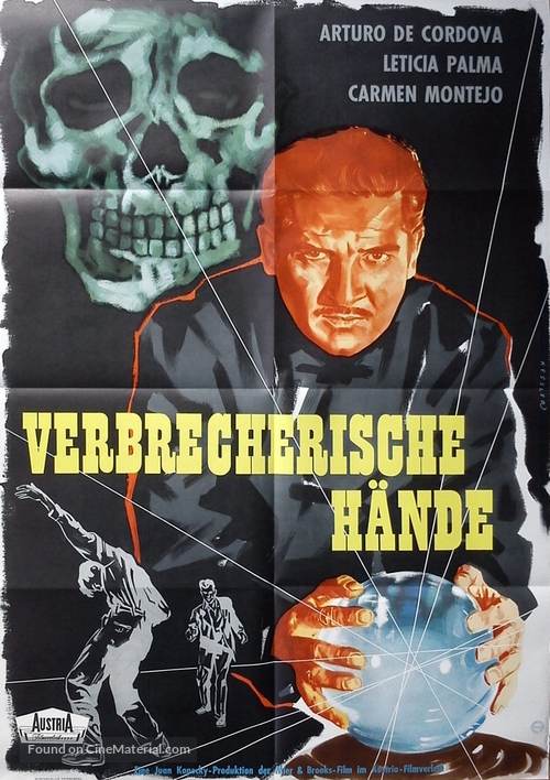 En la palma de tu mano - German Movie Poster
