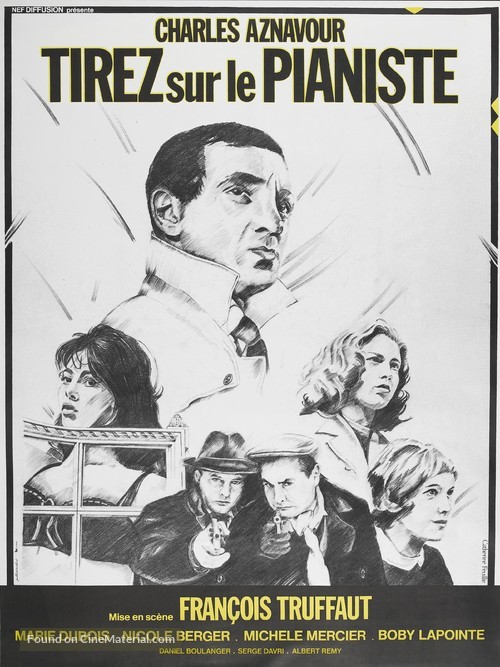 Tirez sur le pianiste - French Movie Poster